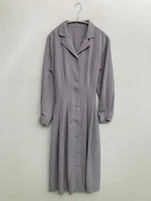 RETRO GIRL/レトロガール/シャツワンピース/ワンピース/ドレス/パープル/M