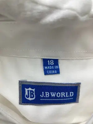 J.B WORLD/ビジネスシャツ/トップス/ホワイト/18
