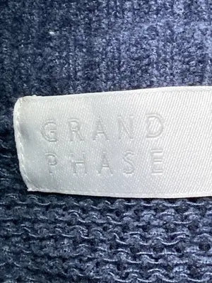 GRAND PHASE/ニット/セーター/トップス/ネイビー/L