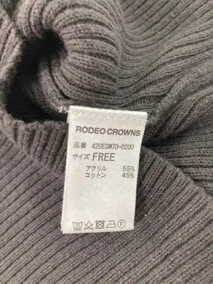 RODEO CROWNS/ロデオクラウンズ/ニット/セーター/トップス/ブラウン/F