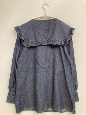 シャツ/ブラウス/トップス/ブルー/F