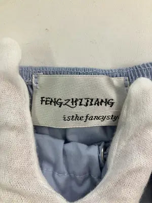 FENGZHIJIANG/シャツ/ブラウス/トップス/スカイブルー