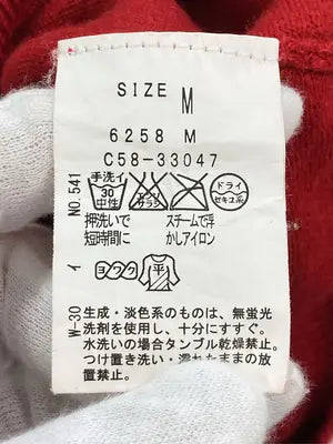index/インデックス/カーディガン/ボレロ/トップス/レッド/M