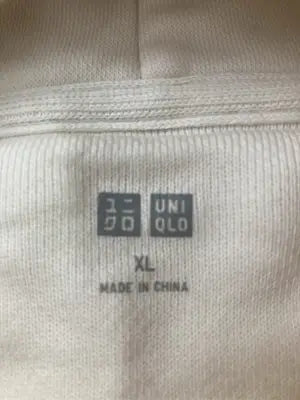 UNIQLO/ユニクロ/パーカー/トップス/アイボリー/XL