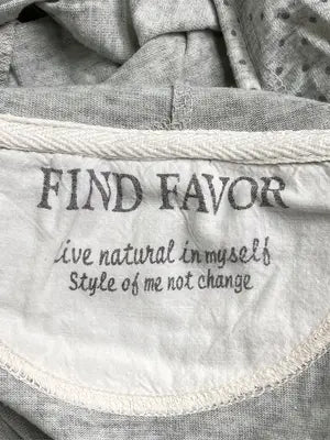 FIND FAVOR/Tシャツ/カットソー/トップス/グレー/L