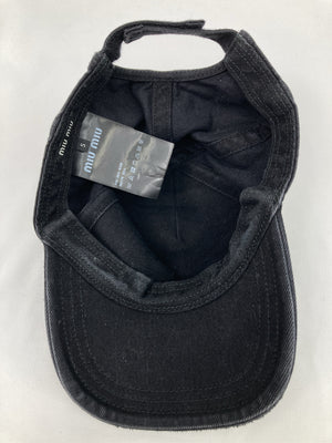 miu miu/ミュウミュウ/キャップ/帽子/ブラック/S