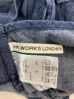 HK WORKS LONDON/エイチケーワークスロンドン/ジャンパースカート/ワンピース/ドレス/ネイビー/M