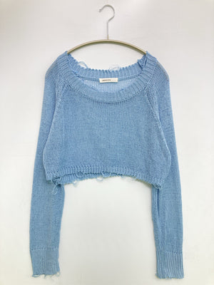 NORMCORE/ニット/セーター/トップス/スカイブルー