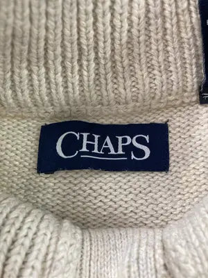 CHAPS/チャップス/ニット/セーター/トップス/アイボリー/L