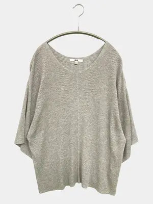 UNIQLO/ユニクロ/ニット/セーター/トップス/グレー/XL