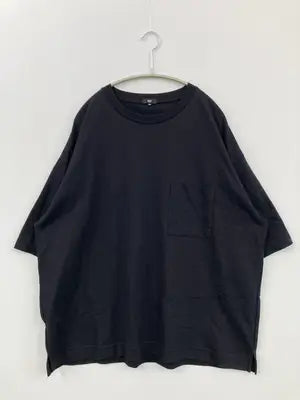 PLST/プラステ/Tシャツ/カットソー/トップス/ブラック/XXL