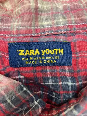 ZARA/ザラ/シャツ/ブラウス/トップス/レッド/38