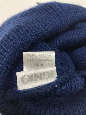 IGNIO/イグニオ/ニットキャップ/ビーニー/帽子/ネイビー/JL(54cm-56cm)