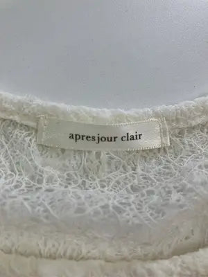 apresjour clair/Tシャツ/カットソー/トップス/アイボリー/LL