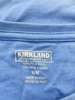 KIRKLAND Signature/カークランドシグネチャー/Tシャツ/カットソー/トップス/ブルー/M