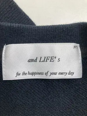 and LIFE`s/スウェット/トップス/ブラック/38
