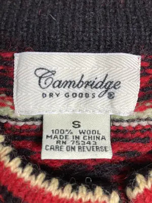 Cambridge Dry Goods/カーディガン/ボレロ/トップス/レッド/S