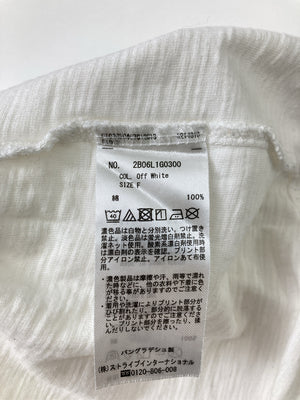 E hyphen world gallery peace/イーハイフンワールドギャラリーピース/Tシャツ/カットソー/トップス/ホワイト/F