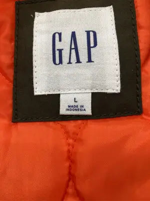 GAP/ギャップ/ノーカラージャケット/ジャケット/アウター/ブラウン/L