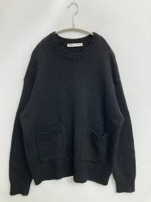 ZARA/ザラ/ニット/セーター/トップス/ブラック/EUR M