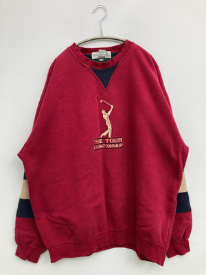 IZOD CLUB/アイゾッドクラブ/スウェット/トップス/レッド/XL