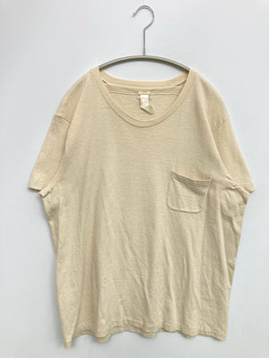 STOCK/Tシャツ/カットソー/トップス/ベージュ/medium