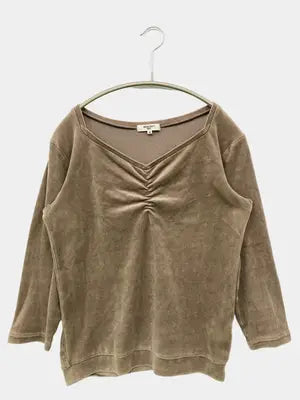 NATURAL BEAUTY BASIC/ナチュラルビューティーベーシック/Tシャツ/カットソー/トップス/ブラウン/M
