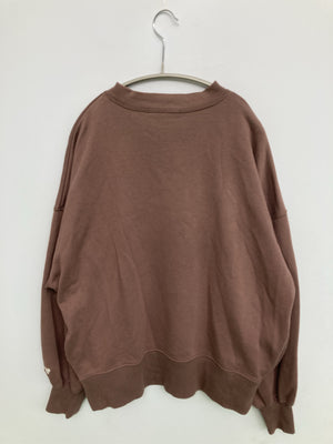 NICE CLAUP/ナイスクラップ/スウェット/トップス/ブラウン