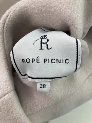 ROPE PICNIC/ロペピクニック/ノーカラーコート/ジャケット/アウター/ベージュ/38