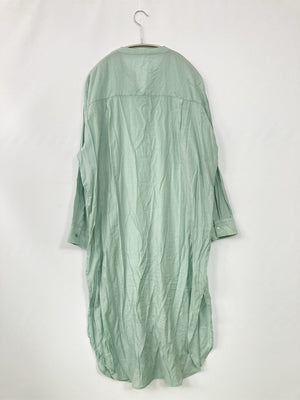 ITEMS/アイテムズ/シャツワンピース/ワンピース/ドレス/ライトグリーン/Free
