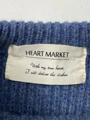 HEART MARKET/ハートマーケット/ニット/セーター/トップス/ブルー/F