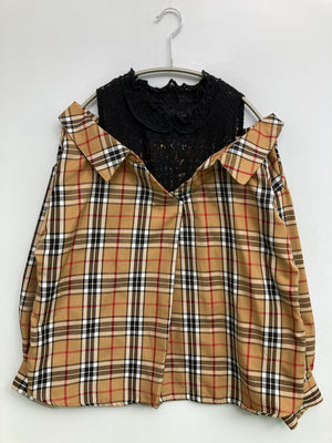 Coquette/コケット/シャツ/ブラウス/トップス/ベージュ/M