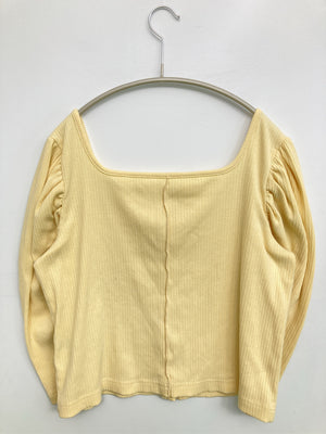 w closet/ダブルクローゼット/カーディガン/ボレロ/トップス/イエロー/F