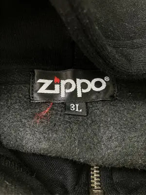 Zippo/パーカー/トップス/ブラック/3L