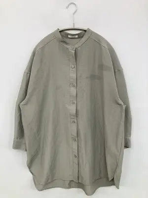 GLACIER/グラシア/シャツ/ブラウス/トップス/グレー/L