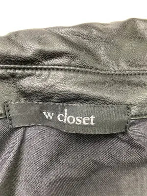 w closet/ダブルクローゼット/シャツ/ブラウス/トップス/ブラック/F