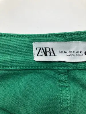 ZARA/ザラ/デニムパンツ/パンツ/グリーン/EUR 34