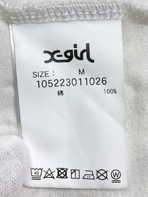 PLAYBOY×X-Girl/Tシャツ/カットソー/トップス/アイボリー/M