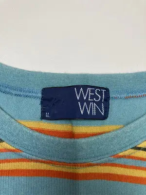 WEST WIN/Tシャツ/カットソー/トップス/スカイブルー/LL