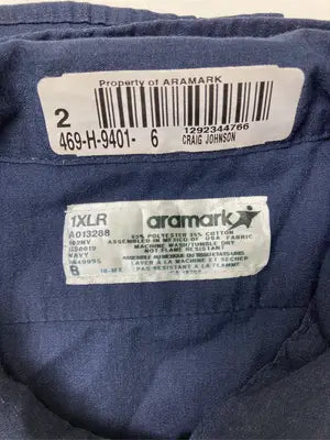 aramark/アラマーク/シャツ/ブラウス/トップス/ネイビー/1XLR