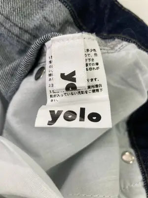 yolo/ヨロ/デニムパンツ/パンツ/ネイビー/XL