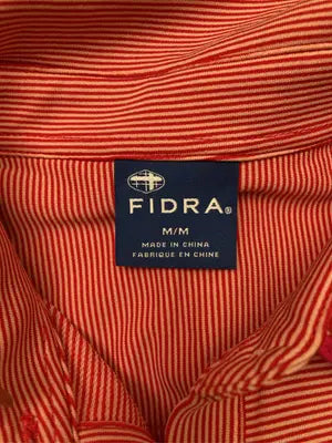 FIDRA/ポロシャツ/トップス/レッド/M
