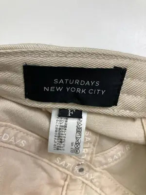 SATURDAYS NEW YORK CITY/サタデーズニューヨークシティ/キャップ/帽子/ベージュ/F
