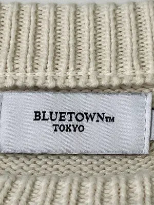 BLUETOWN/ニット/セーター/トップス/アイボリー/M