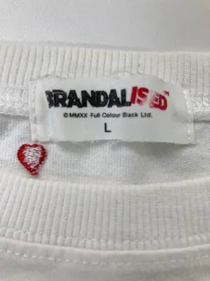 BRANDALISED/Tシャツ/カットソー/トップス/ホワイト/L