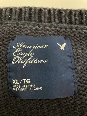 American Eagle Outfitters/アメリカンイーグルアウトフィッターズ/ニット/セーター/トップス/ネイビー/XL