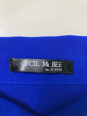 CECIL McBEE/セシルマクビー/シャツ/ブラウス/トップス/ブルー/M