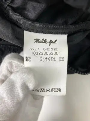 MILK FED./ミルクフェド/その他バッグ/バッグ/ブラック/ONE SIZE