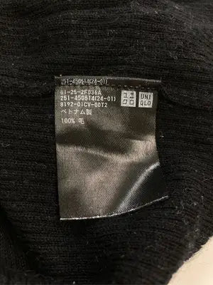 UNIQLO/ユニクロ/ニット/セーター/トップス/ブラック/M