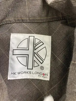 HK WORKS LONDON/エイチケーワークスロンドン/シャツ/ブラウス/トップス/ブラウン/LL